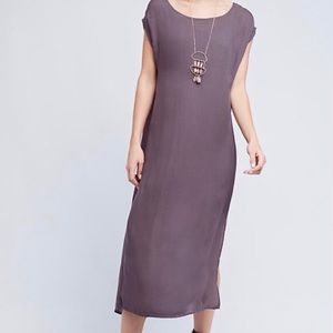 NWT Anthropologie Cloth&Stone dark gray dress